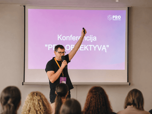 Konferencijos pranešėjas Rytis Zdanavičius